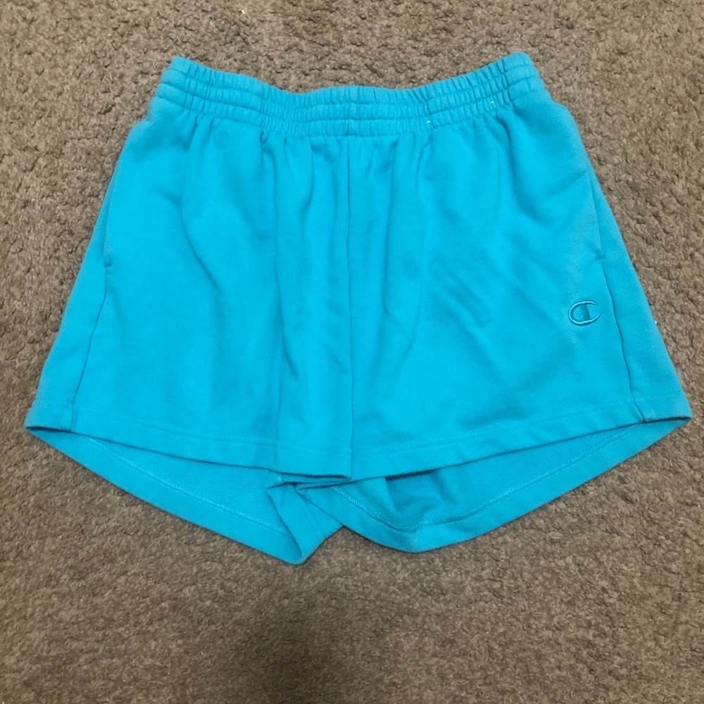 Champion Women’s Aqua/Turquoise Athletic Shorts Size small